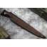 Нож Шеф-повар-2, клинок из стали Bohler S390, рукоять стабилизированная карельская береза, вставка стабилизированный бивень мамонта
