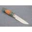 Нож "Рысь" (М390, стабилизированная карельская береза, резьба, мозаичный пин), фото 3