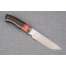 Нож "Рысь", сталь М390, рукоять венге, стабилизированная карельская береза, мозаичный пин