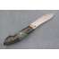Нож "Лань" (М390, стабилизированная карельская береза, граб, инкрустация серебром, мозаичный пин), фото 4