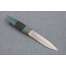 Нож "Перо", сталь М390, рукоять стабилизированная карельская береза, граб, резьба
