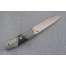 Нож "Рысь-2" ( М390, стабилизированная карельская береза, граб, резьба, мозаичный пин), фото 5