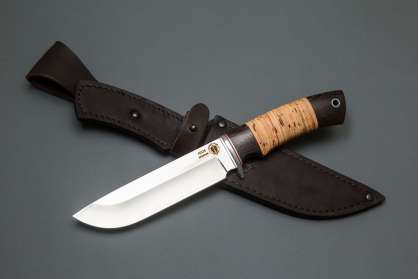 Нож "Скорпион" (кованая 95Х18, венге, береста)
