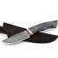 Нож Бобр-2, сталь булат, рукоять стабилизированная карельская  береза