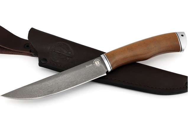 Нож Финский-2, сталь булат, дюраль, рукоять текстолит