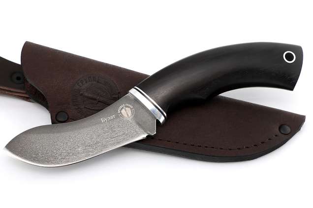 Нож Скиннер-3, сталь булат, рукоять граб