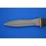 Нож "Гладиатор" (Тигельный булат, граб резной) деревянные ножны, фото 5