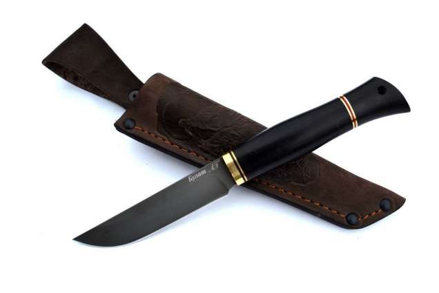 Нож Грибник-3, сталь булат, рукоять граб
