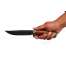 Нож Коршун, сталь булат, художественное литье мельхиор, рукоять корень ореха
