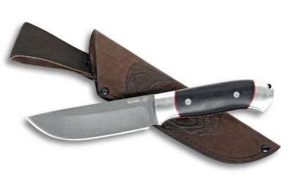 Нож "Лиса" (Булат, дюраль граб, цельнометаллический)