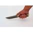 Нож "Охотник" (Булат, художественное литье, стабилизированная карельская береза, резьба, инкрустация), фото 3