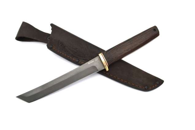 Нож Танто-2, сталь булат, рукоять венге