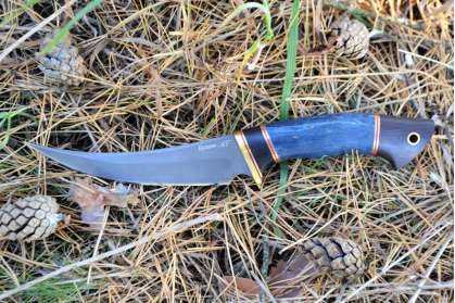 Нож "Восточный" (Булат, стабилизированная карельская береза, граб)