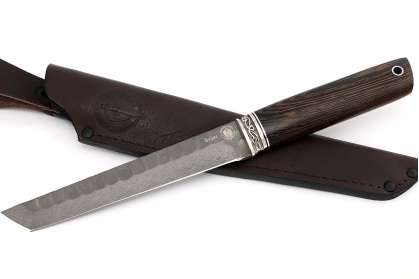 Нож "Танто" (Тигельный Булат, под камень, Венге)