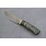 Нож "Лиса" (Булат, стабилизированная карельская береза, вставка граб), фото 4