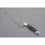 Нож Шеф-повар-4, сталь булат, цельнометаллический,  накладки дюраль, граб