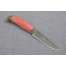 Нож "Рысь-2" (Булат, стабилизированная карельская береза. художественное литье мельхиор), фото 3