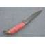 Нож "Рысь-2" (Булат, стабилизированная карельская береза. художественное литье мельхиор), фото 5