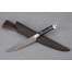 Набор ножей для кухни №2, булатная сталь, граб, цельнометаллические + подставка под ножи в подарок