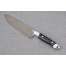 Нож Шеф-повар-3, сталь булат, цельнометаллический, накладки дюраль, граб