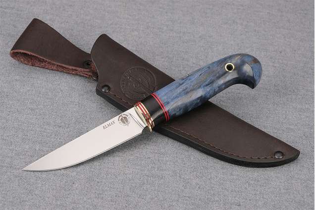 Нож "Грибник-2" (Elmax, граб, стабилизированная карельская береза, кобра)