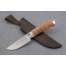 Нож "Бизон", сталь ELMAX, рукоять стабилизированная карельская береза, дюраль