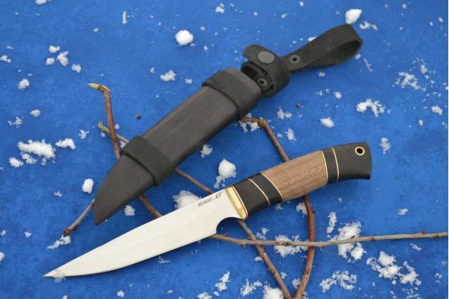 Нож "Каратель" (ELMAX, граб, орех) деревянные ножны