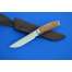 Нож "Рысь" (ELMAX, литье мельхиор, береста), фото 2