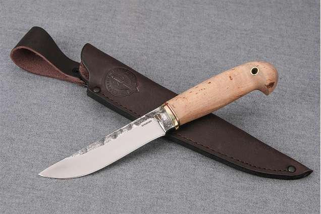 Нож "Финский" (Х12МФ, карельская береза)