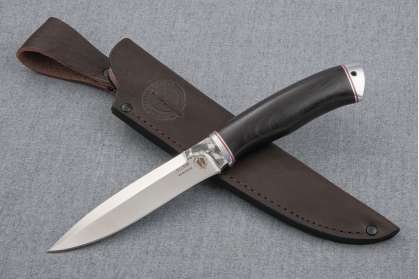 Нож "Перо" (Х12МФ, граб, дюраль)