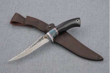 Нож "Рыбак - 2" ( Х12МФ, граб, стабилизированная карельская береза)