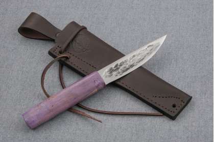 Нож "Якутский-2" (Х12МФ, стабилизированная карельская береза)