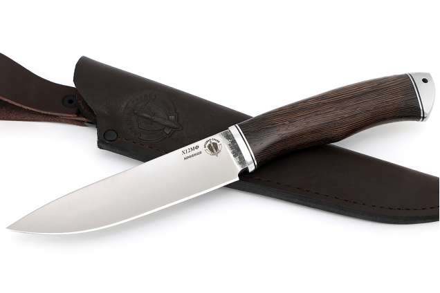 Нож "Рысь-2" (Х12МФ, дюраль ,венге)