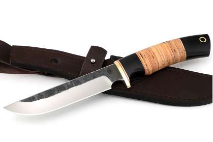 Нож "Варан" (Х12МФ, граб, береста)