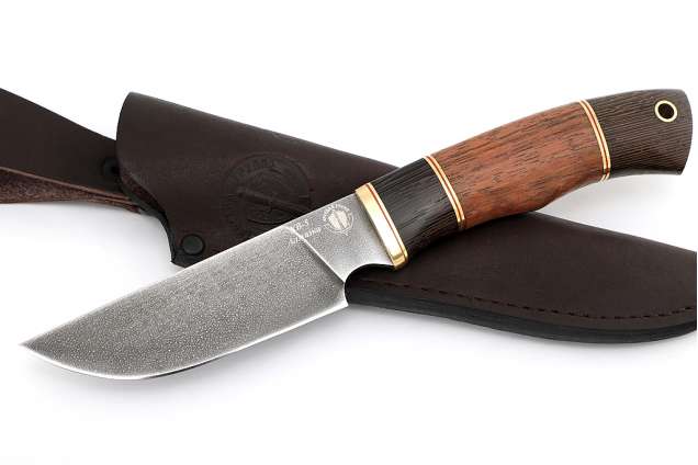 Нож "Бизон" (Алмазная сталь ХВ-5, венге, бубинга)