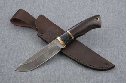 Нож "Лиса" (Алмазная сталь ХВ-5, венге,стабилизированная карельская береза)