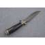 Нож "Таежный - 2" (Алмазная сталь ХВ-5, граб, художественное литье мельхиор), фото 5