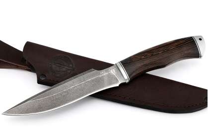 Нож "Охотник" (Алмазная сталь ХВ-5 , дюраль, венге)