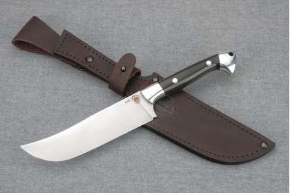 Нож "Пчак" (Bohler К340, дюраль, граб, цельнометаллический)