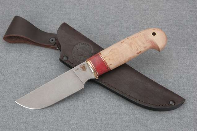Нож "Бизон" (Bohler К340, премиум карельская береза)