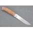 Нож "Ласка", сталь Bohler К340, рукоять береста, дюраль