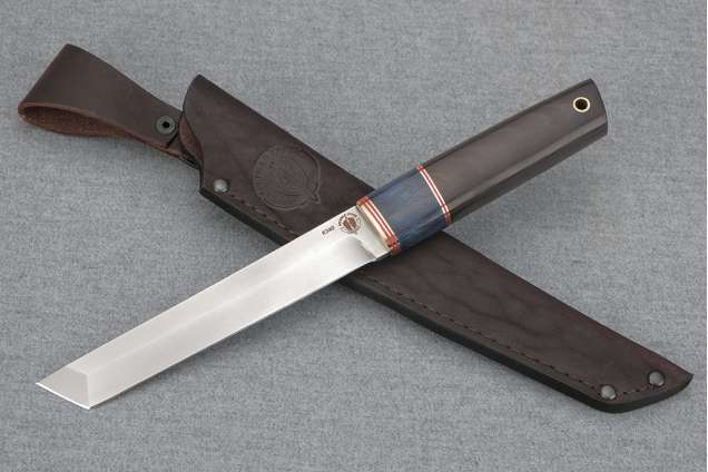 Нож "Танто", сталь Bohler К340, рукоять премиум граб