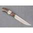 Нож "Финский-2", сталь S390, рукоять стабилизированная карельская береза, рог, мозаичный пин