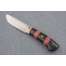 Нож "Лиса" (S390, граб, стабилизированная карельская береза, мозаичный пин, резьба), фото 4
