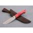 Нож "Лиса" (S390, стабилизированная карельская береза красная), фото 2