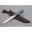 Нож "Охотник", сталь S390, рукоять стабилизированная карельская береза