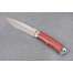 Нож "Перо", сталь S390, дюраль, рукоять стабилизированная карельская береза