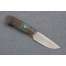 Нож "Бобр-2", сталь S390, рукоять стабилизированная карельская береза, мозаичный пин